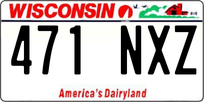 WI license plate 471NXZ