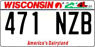 WI license plate 471NZB