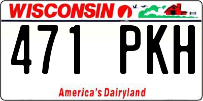 WI license plate 471PKH