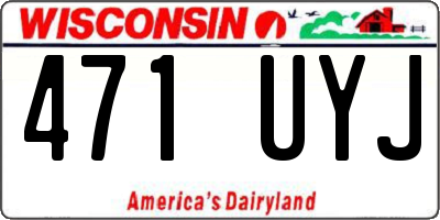 WI license plate 471UYJ