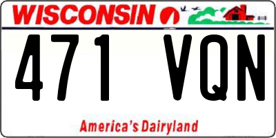 WI license plate 471VQN