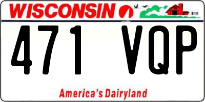 WI license plate 471VQP
