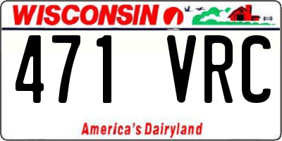 WI license plate 471VRC