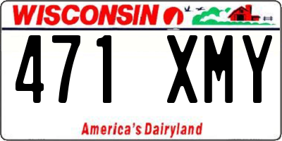 WI license plate 471XMY