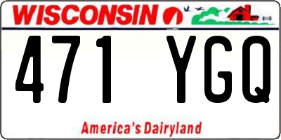 WI license plate 471YGQ