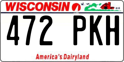 WI license plate 472PKH