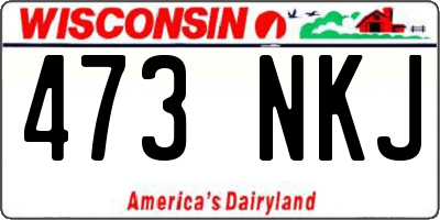 WI license plate 473NKJ