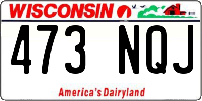 WI license plate 473NQJ