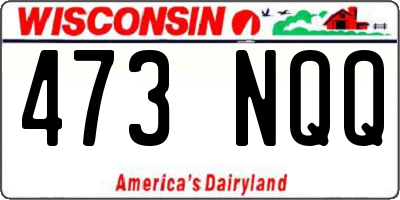 WI license plate 473NQQ