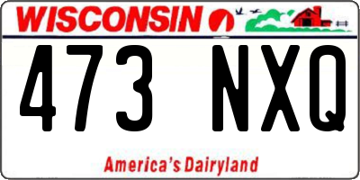 WI license plate 473NXQ