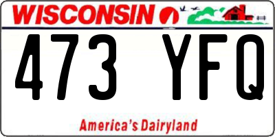 WI license plate 473YFQ