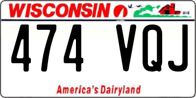 WI license plate 474VQJ