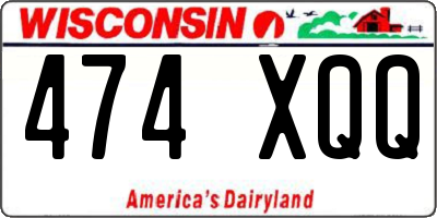 WI license plate 474XQQ