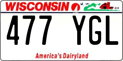 WI license plate 477YGL