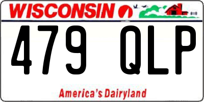 WI license plate 479QLP