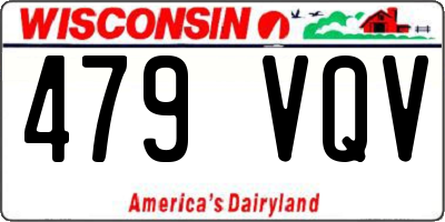 WI license plate 479VQV