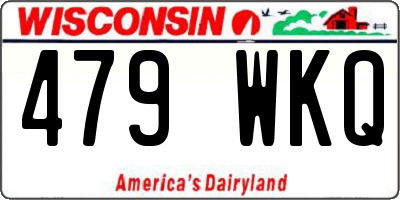 WI license plate 479WKQ