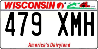 WI license plate 479XMH