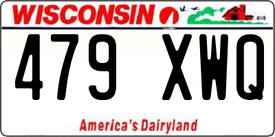 WI license plate 479XWQ