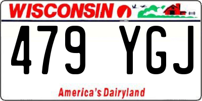 WI license plate 479YGJ