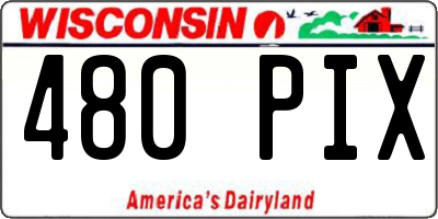 WI license plate 480PIX