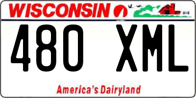 WI license plate 480XML