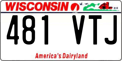 WI license plate 481VTJ