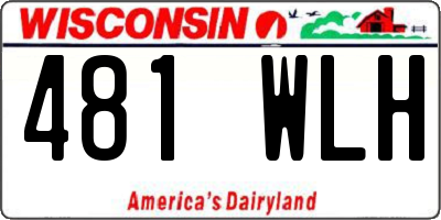 WI license plate 481WLH