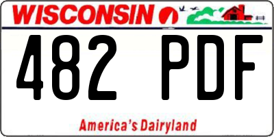 WI license plate 482PDF