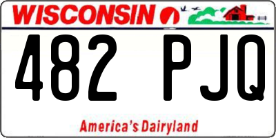 WI license plate 482PJQ