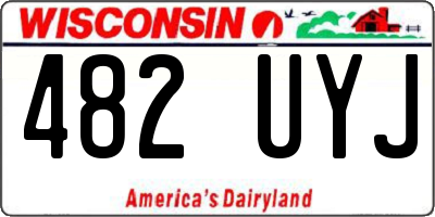 WI license plate 482UYJ