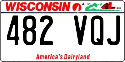 WI license plate 482VQJ
