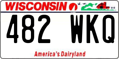WI license plate 482WKQ