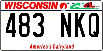 WI license plate 483NKQ