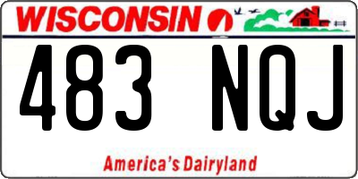 WI license plate 483NQJ