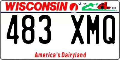 WI license plate 483XMQ