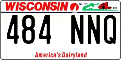 WI license plate 484NNQ