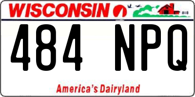 WI license plate 484NPQ