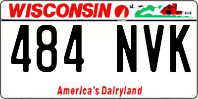 WI license plate 484NVK