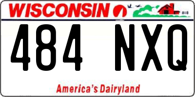 WI license plate 484NXQ