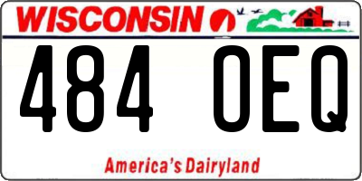 WI license plate 484OEQ