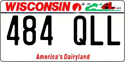 WI license plate 484QLL