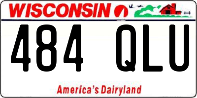WI license plate 484QLU