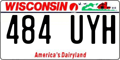 WI license plate 484UYH