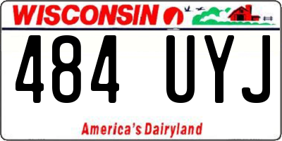 WI license plate 484UYJ
