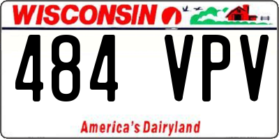 WI license plate 484VPV