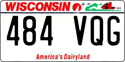 WI license plate 484VQG