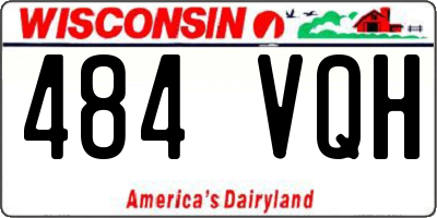 WI license plate 484VQH