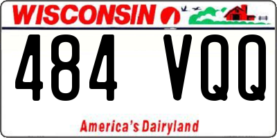 WI license plate 484VQQ
