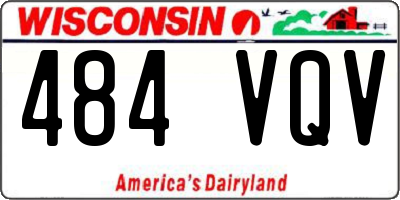 WI license plate 484VQV